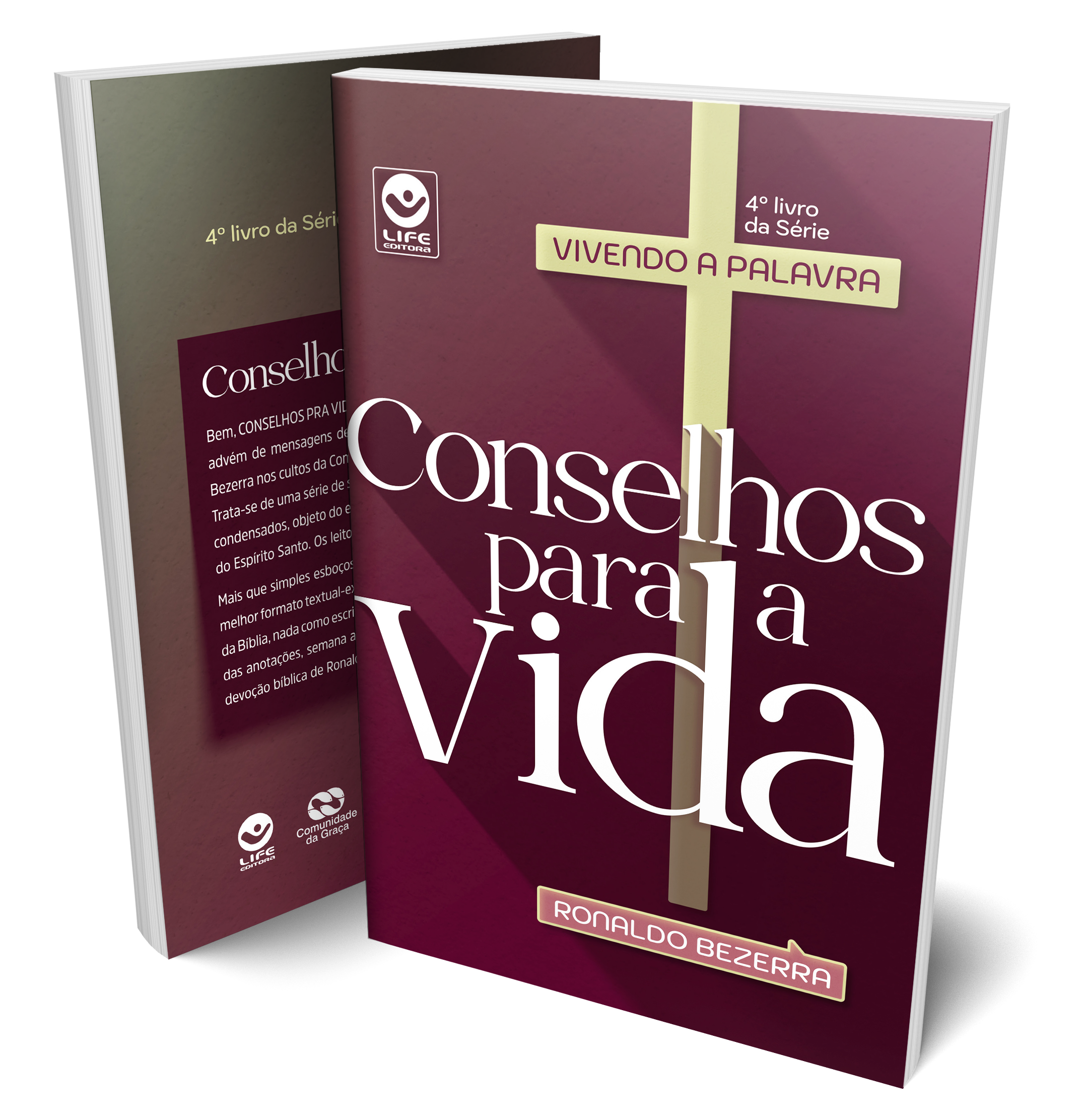 Capa de Conselhos para a Vida – Volume 4 – Série Vivendo a Palavra