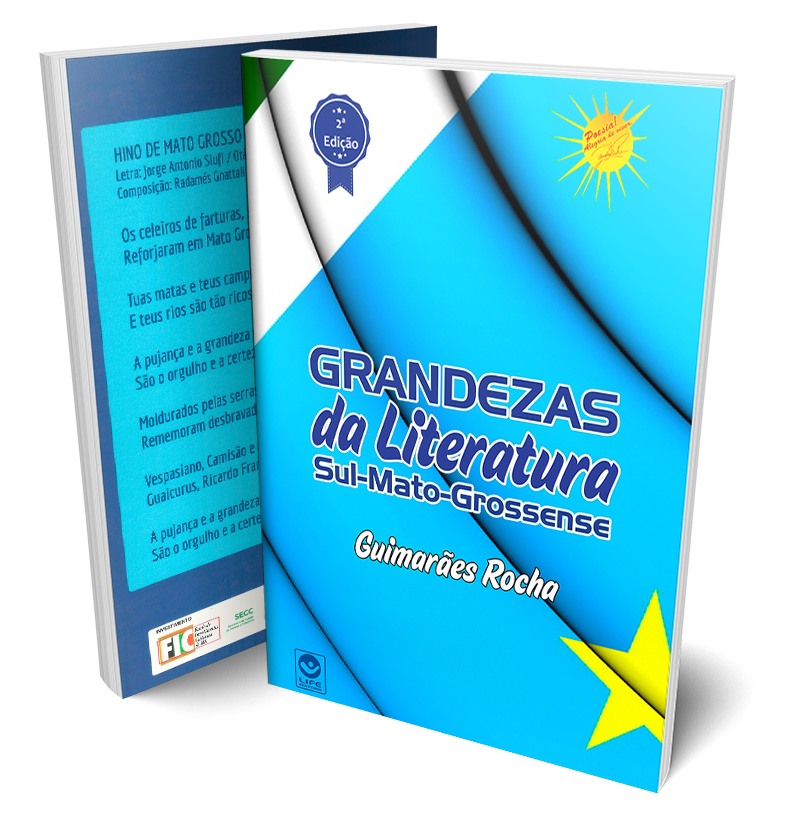 Capa de Grandezas da Literatura Sul-mato-grossense