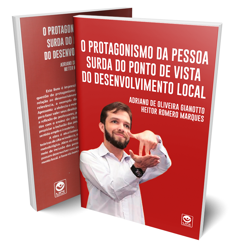 Capa de O Protagonismo da Pessoa Surda do Ponto de Vista do Desenvolvimento Local