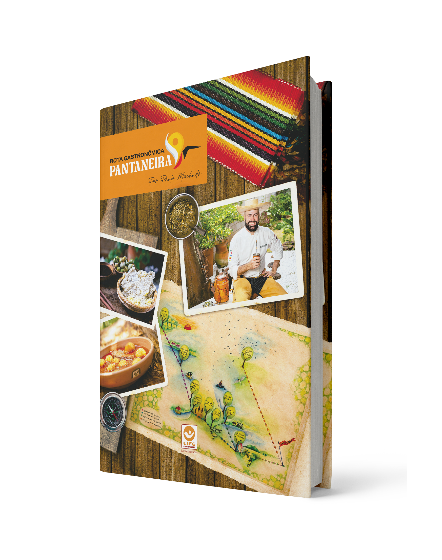 Capa de Rota Gastronômica Pantaneira – Edição de Luxo (capa dura)