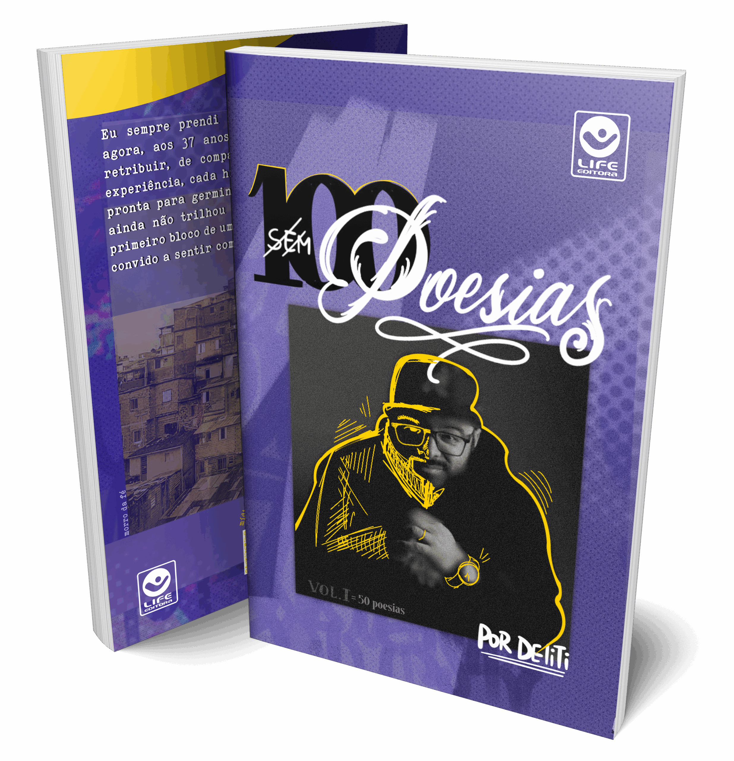 Capa de 100 Poesias