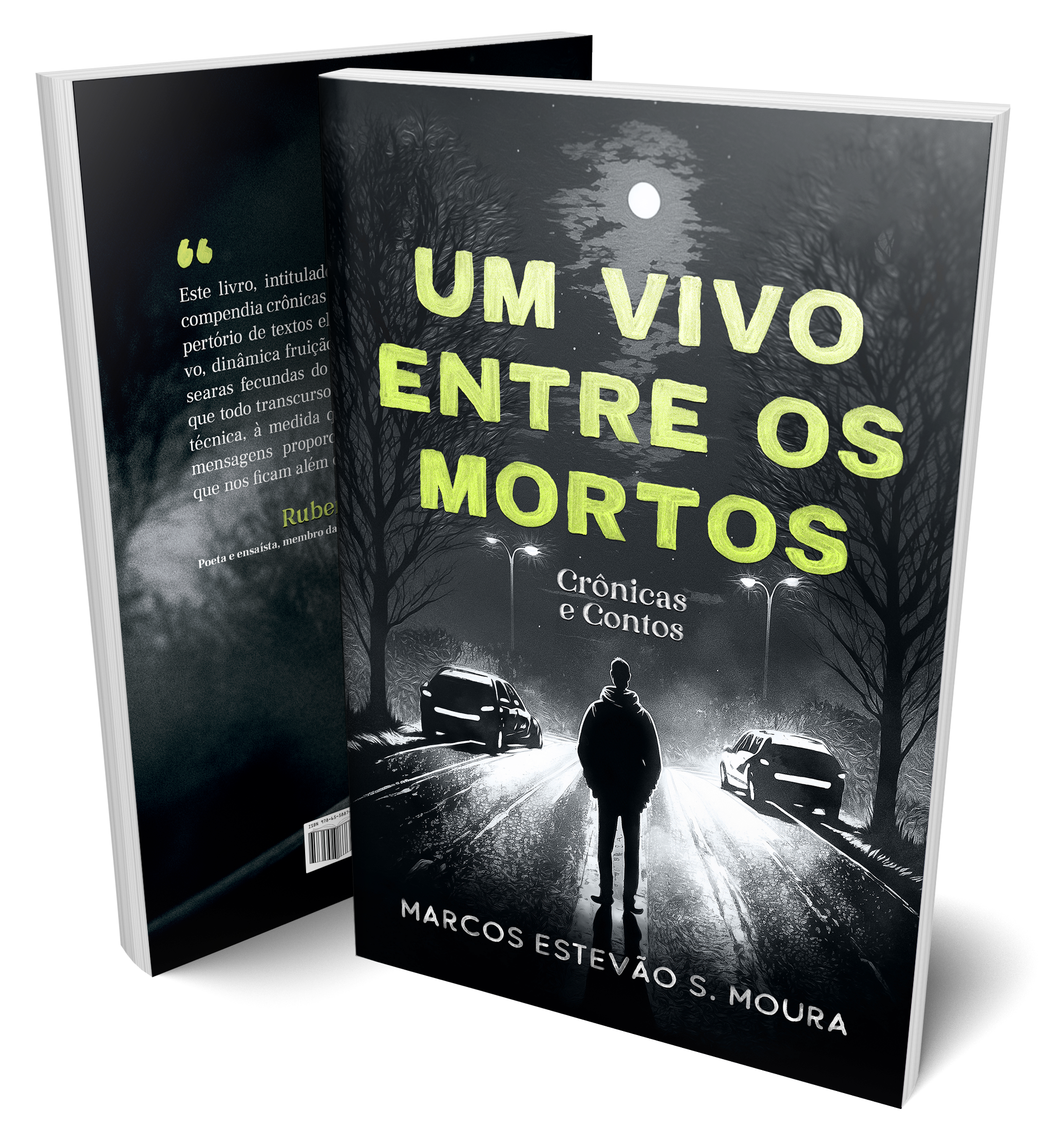 Capa de Um Vivo entre os Mortos