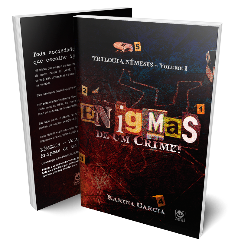 Capa de Enigmas de um Crime – Trilogia Némesis – Volume I