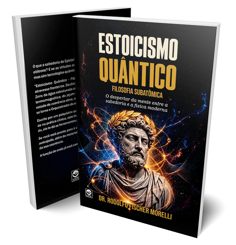 Capa de Estoicismo Quântico: Filosofia Subatômica